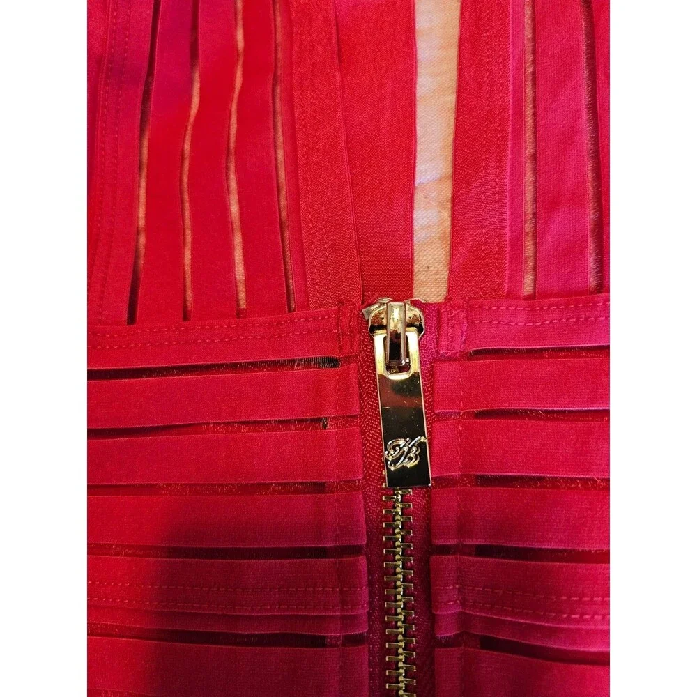 Honey Birdette Linda C Raspberry Bodysuit size L